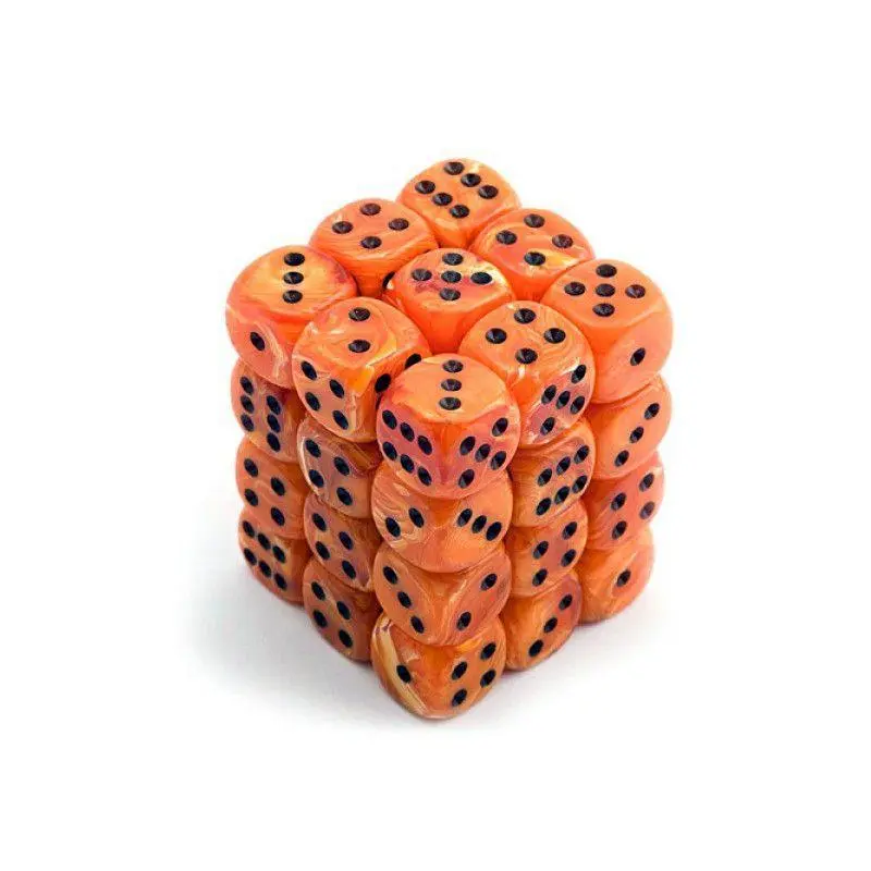 CHX 27833 Vortex 12mm d6 Orange/Black Block (36)