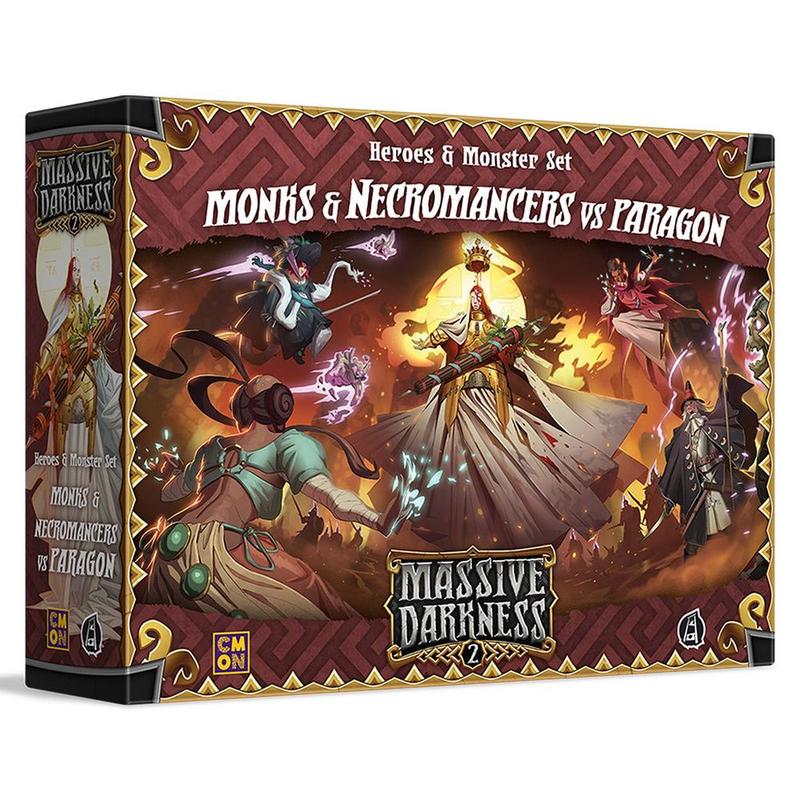 Massive Darkness 2: Heroes & Monster Set  Monks & Necromancers vs The Paragon