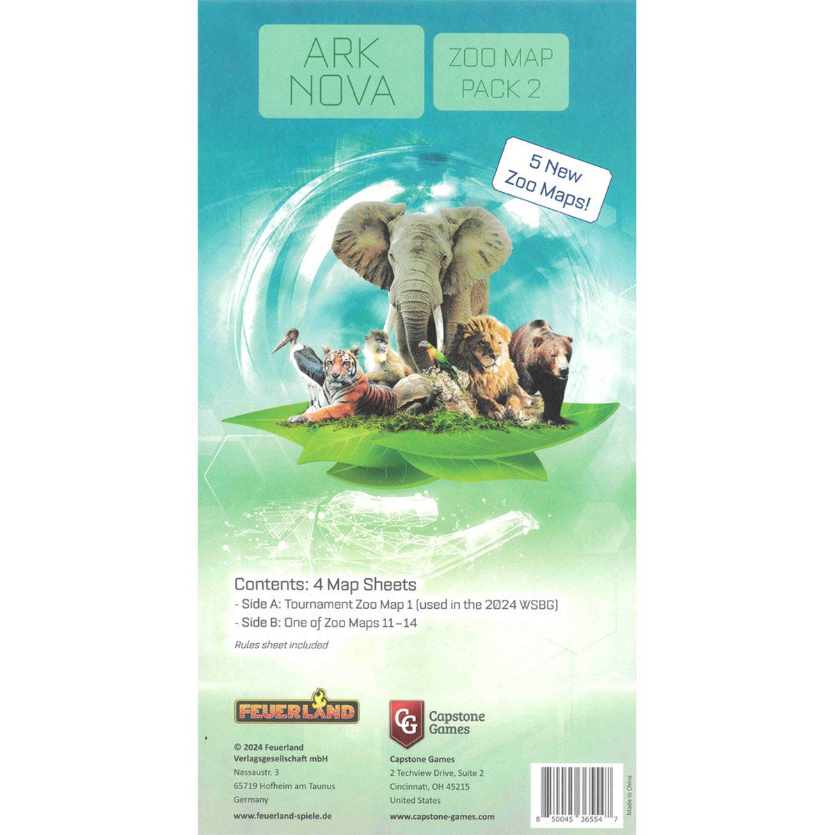 Ark Nova Zoo Map Pack 2