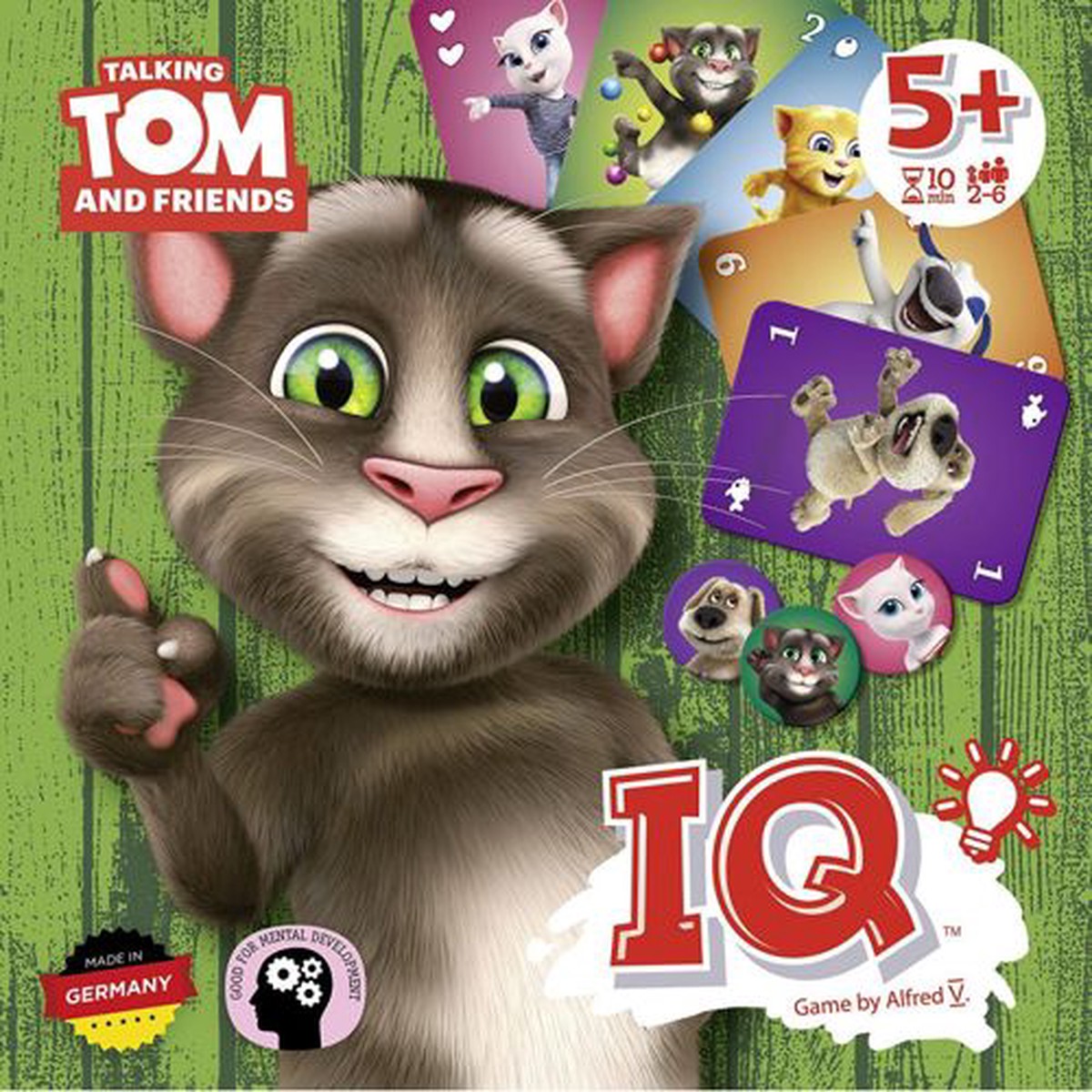 Talking Tom IQ card game