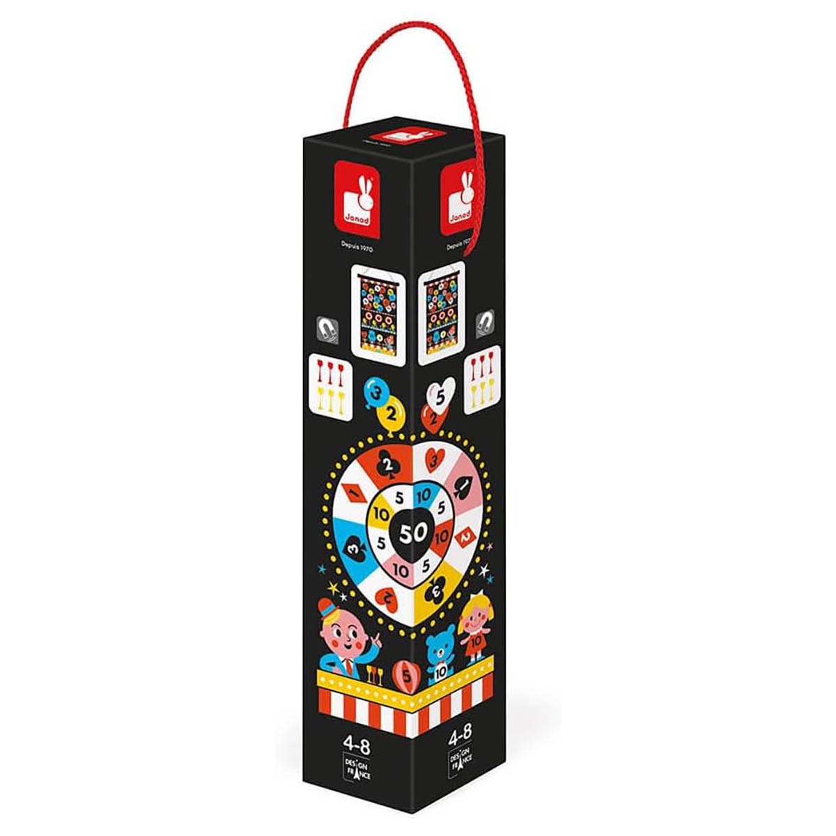 Janod Magnetic Dart Game – Carnival