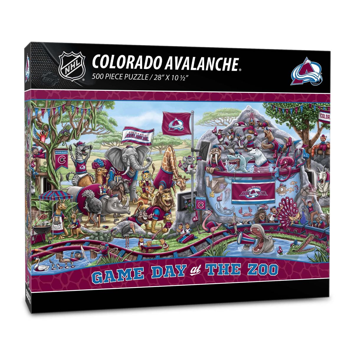 YouTheFan NHL Colorado Avalanche Game Day at The Zoo 500pc Puzzle