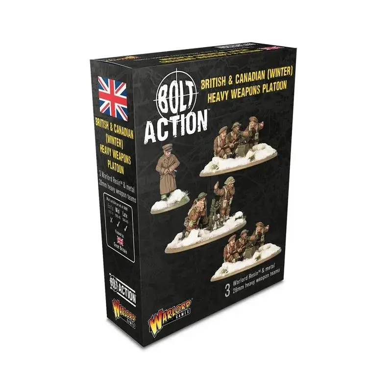 Bolt Action – British & Canadian Infantry (Winter) Heavy Weapons Platoon