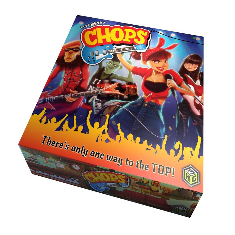 Chops – The Rock & Roll Board Game – Hilarious Musical Adventure For Musicians, Families, Friends – For Adults, Teens, Kids 14 &