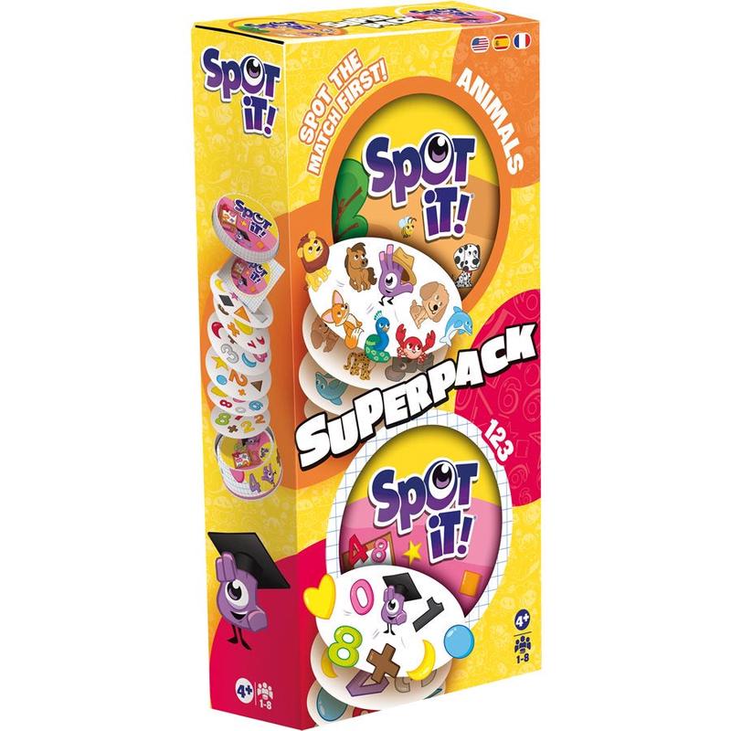 Spot it! Super Pack (Animals / 1,2,3)