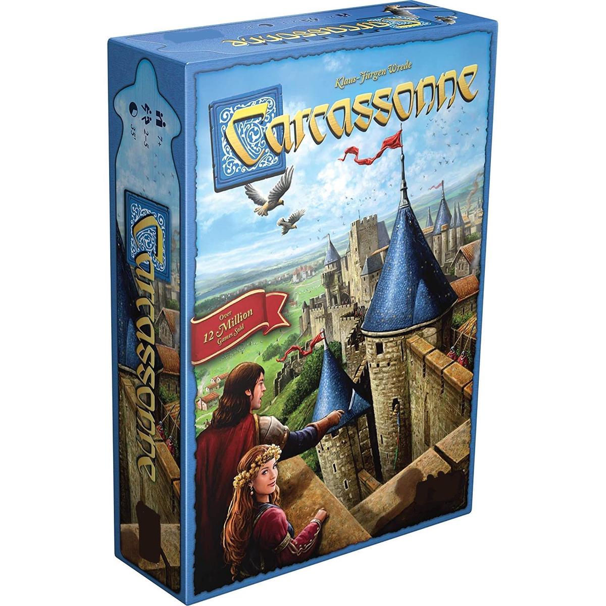 Awestuffs Family Board Games For Adults And Kids – Ages 8 And Up, 2 To 8 Players (Carcassonne)