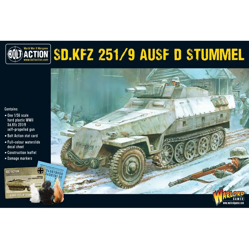 Bolt Action – Sd.Kfz 251/9 Ausf D (Stummel) half-track