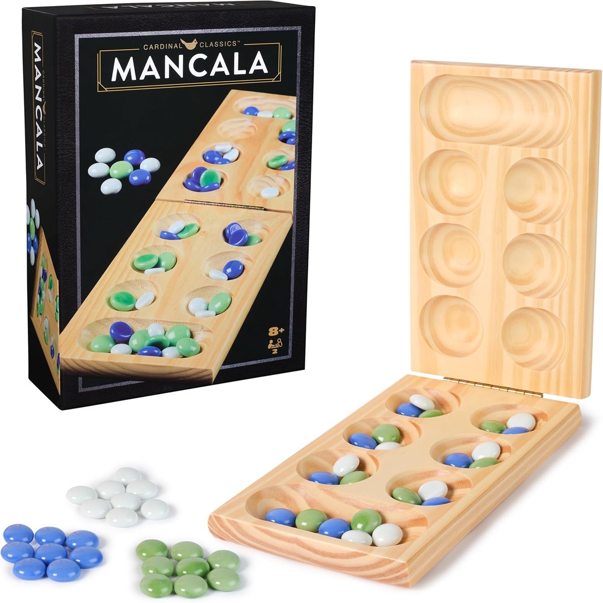 Mancala Wood Folding Cardinal