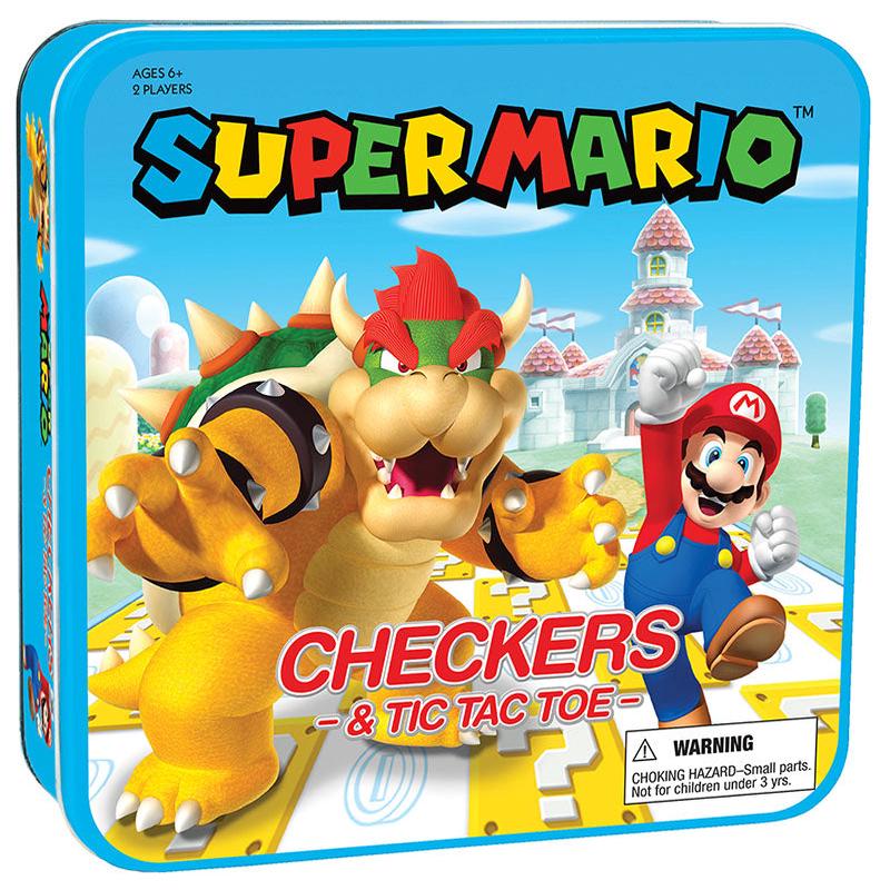 CHECKERS & TIC TAC TOE: Super Mario vs. Bowser