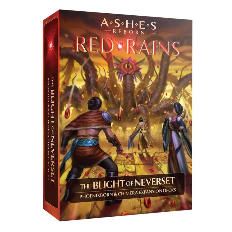 Plaid Hat Games Ashes Reborn: Red Rains The Blight Of Neverset Expansion Decks  Phoenixborn & Chimera Set For 1-2 Players, Ages 14+  Requires Corpse Of Viros & Master Set