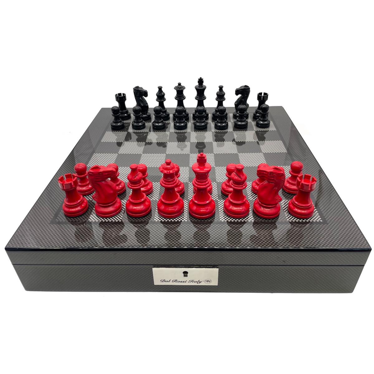Chess Pieces – Red/Black 85mm