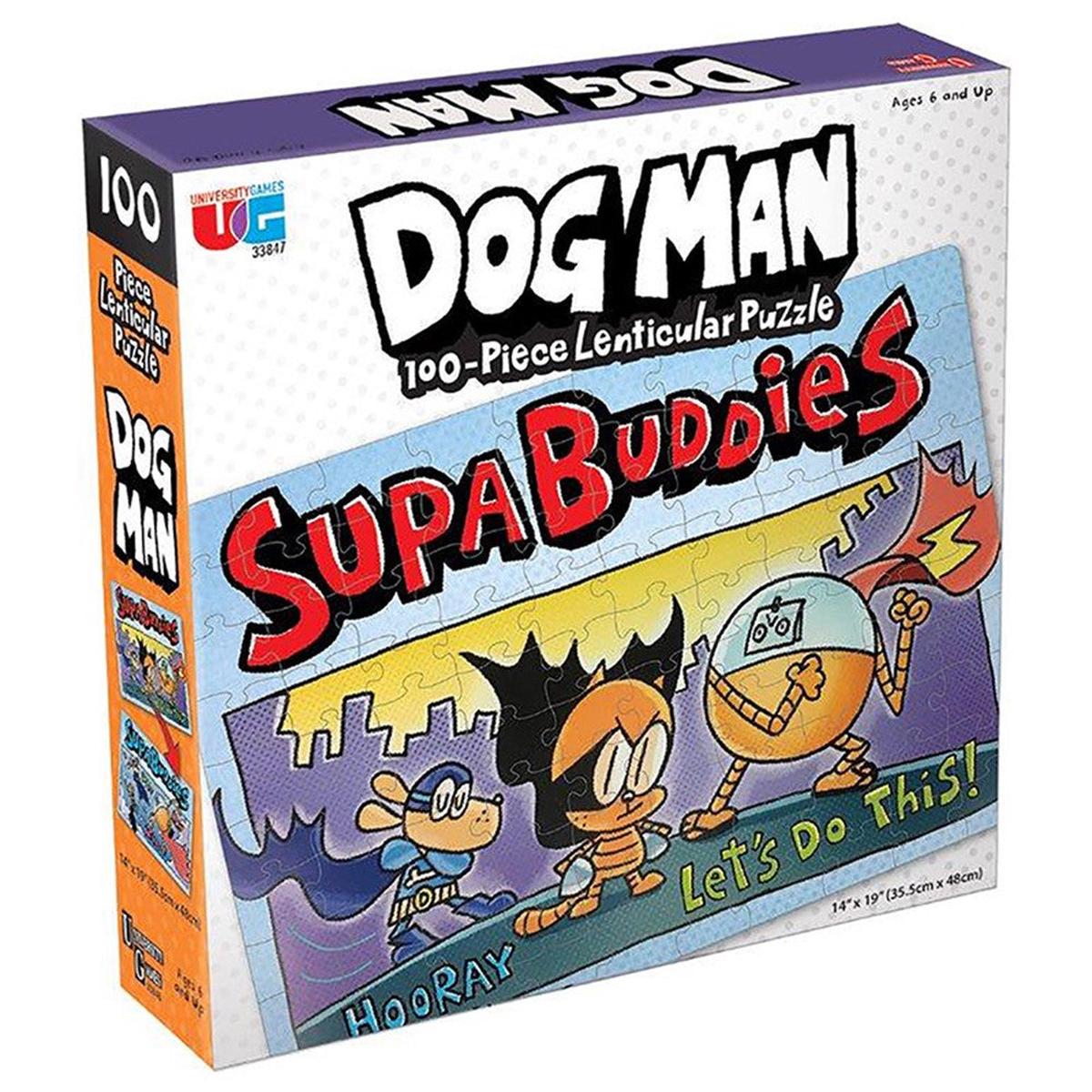Dog man Supa Lenticular Puzzle