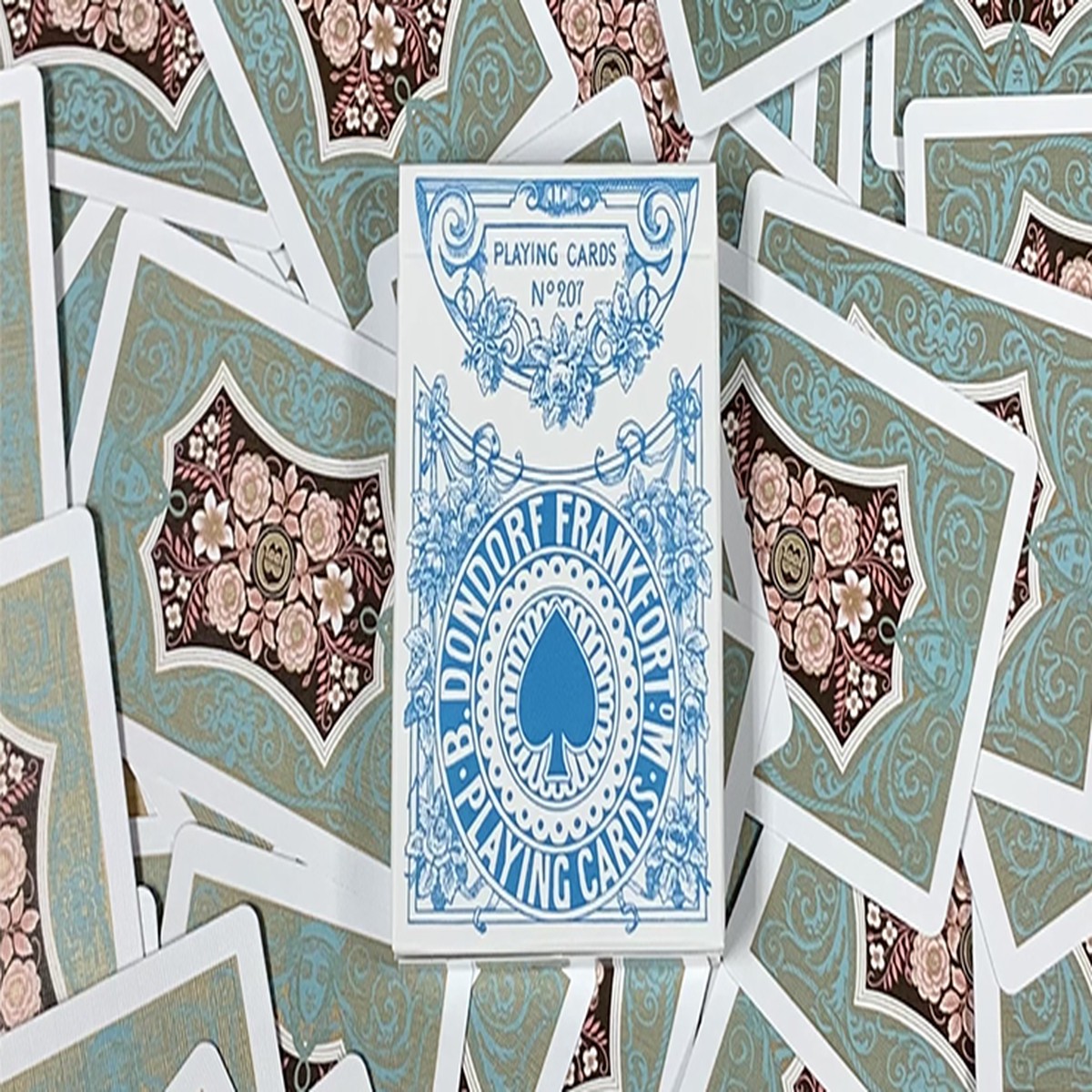 Four Continents (Blue) Playing Cards –