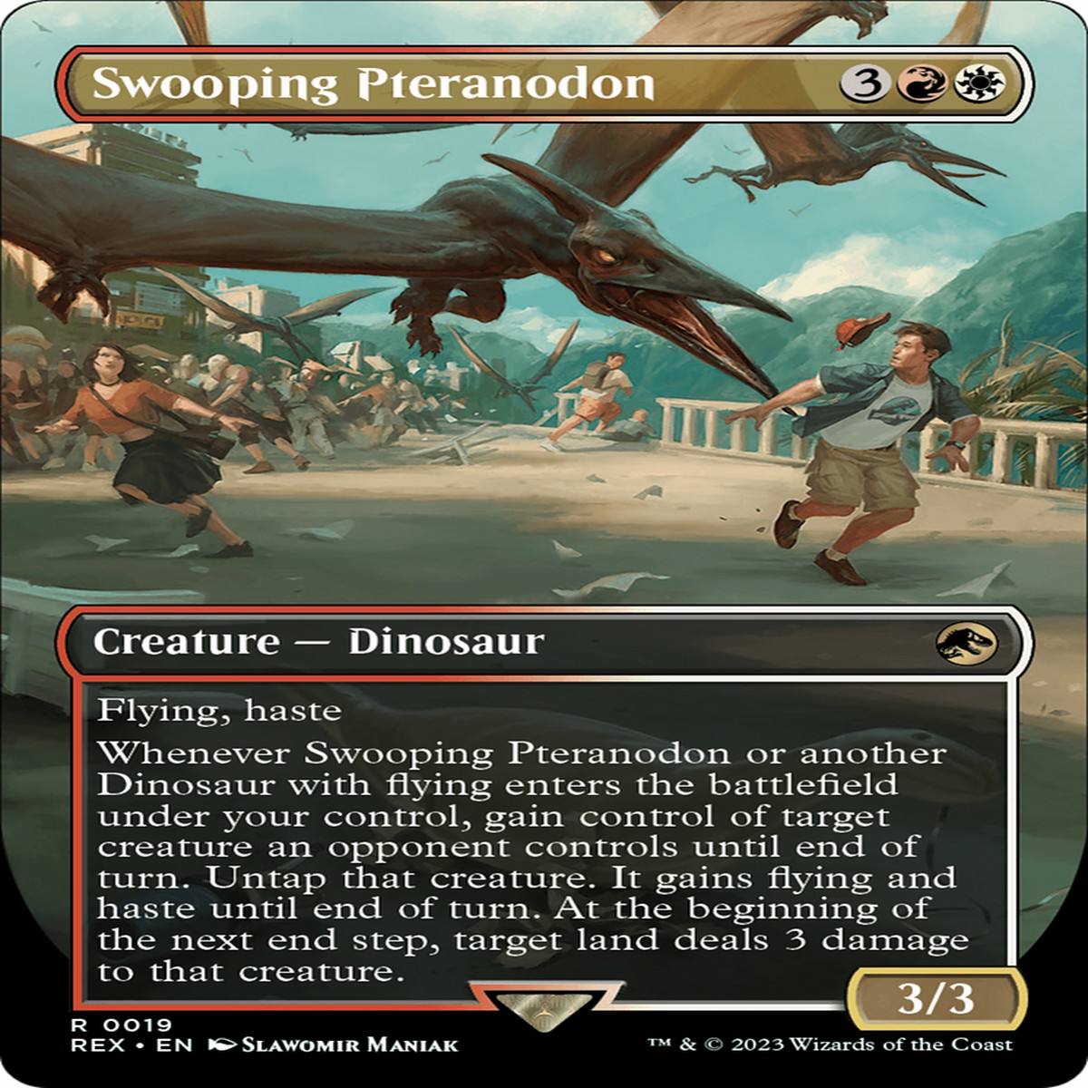 Swooping Pteranodon (REX-019) – Jurassic World Collection (Borderless)