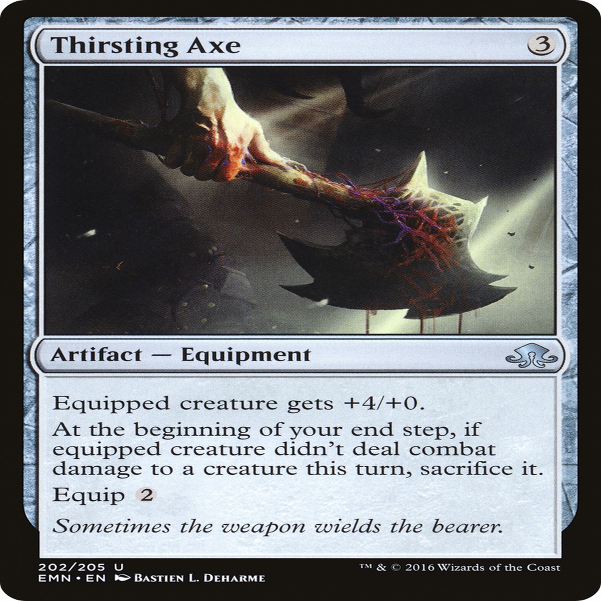 Thirsting Axe (EMN-202) – Eldritch Moon Foil