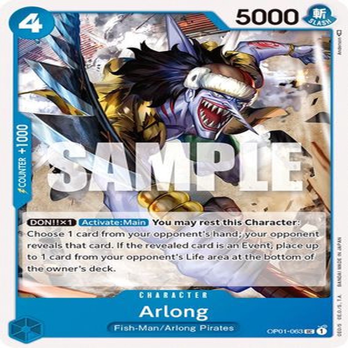 Arlong (OP01-063) Romance Dawn