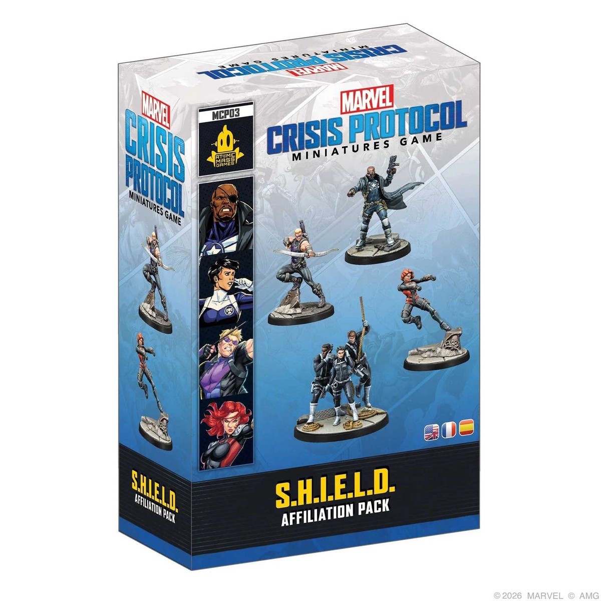 Marvel: Crisis Protocol – S.H.I.E.L.D Miniatures Affiliation Pack
