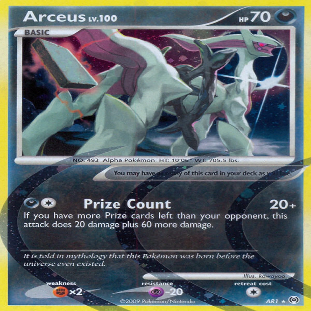 Arceus AR199 – Arceus Holofoil