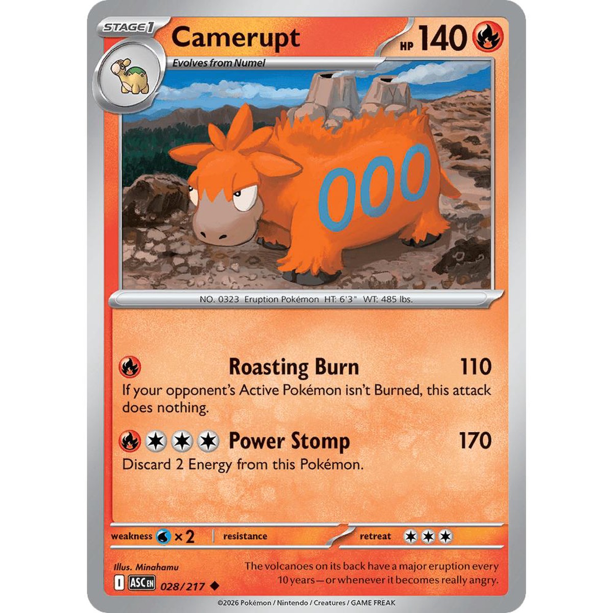 Camerupt ASC 028217