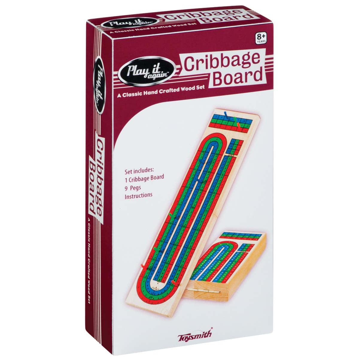 Toysmith Triple Track Cribbage Board
