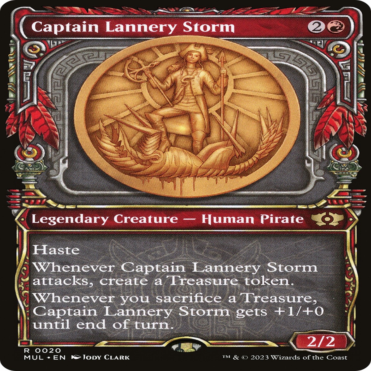 Captain Lannery Storm (MUL-020) – Multiverse Legends (Showcase) Foil