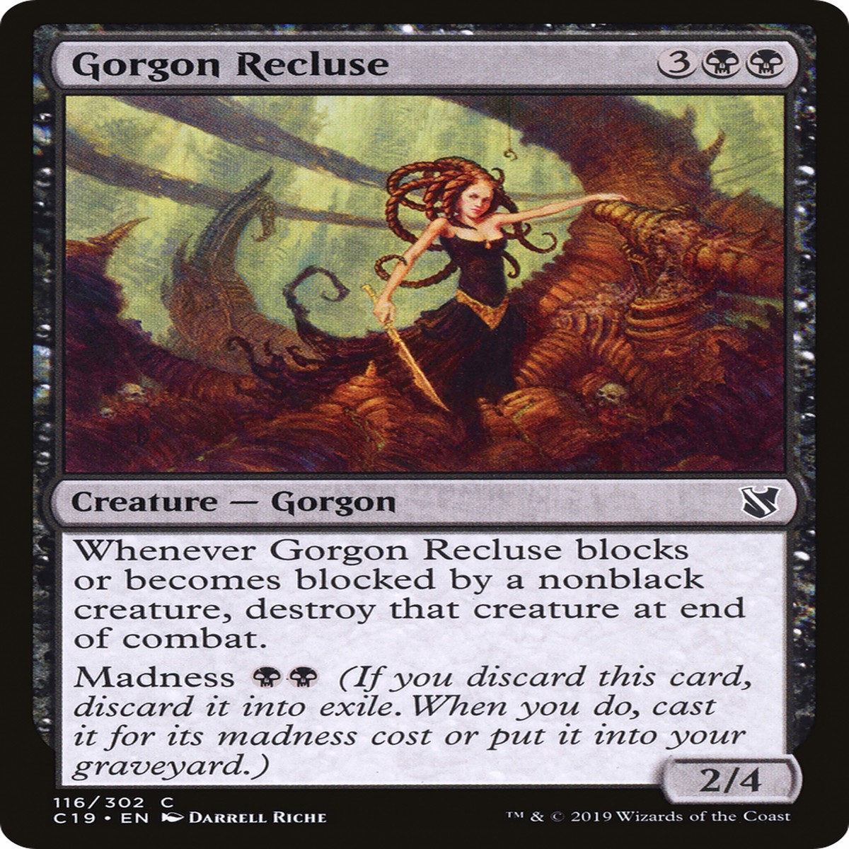 Gorgon Recluse (C19-116) – Commander 2019