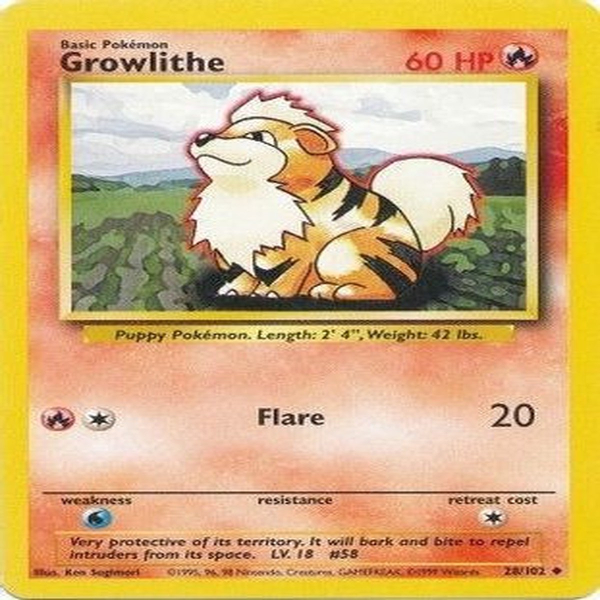 Growlithe 28102 – Base