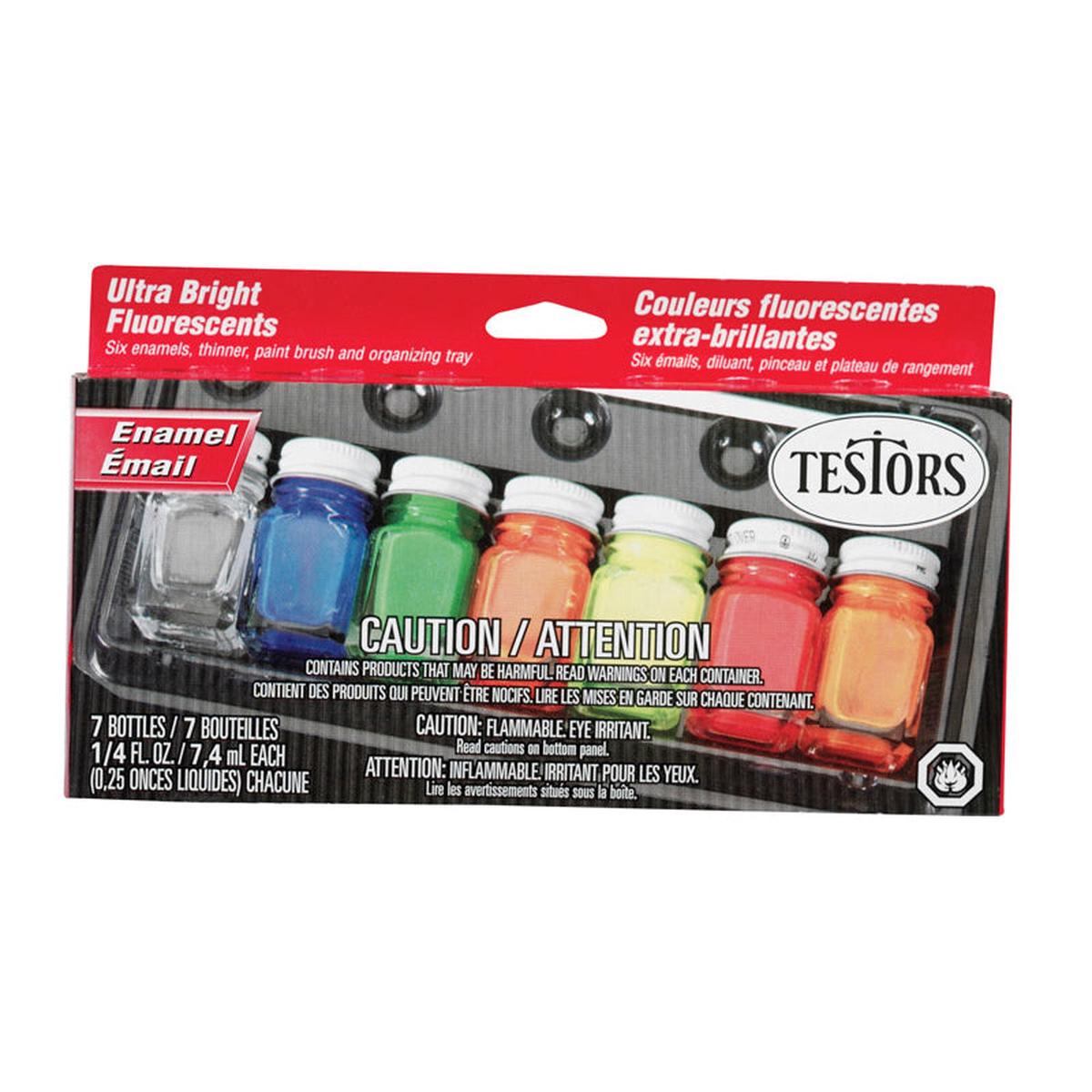 Fluorescent Hobby Paint Set 9132