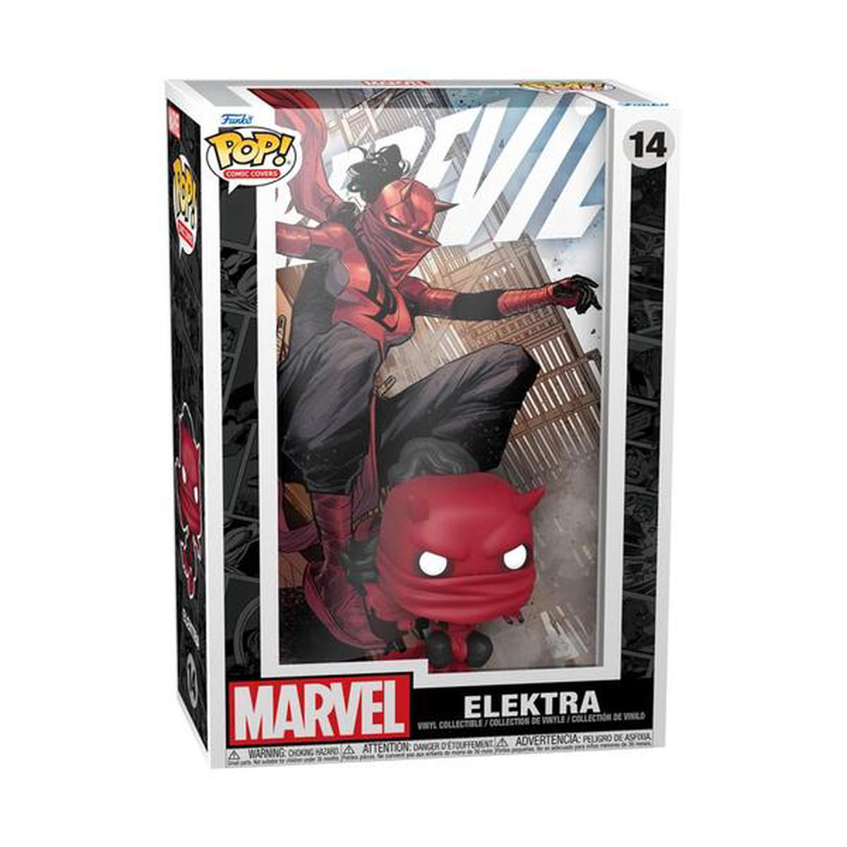 Marvel Comics 8211 Daredevil Elektra Pop Vinyl Comic Cover