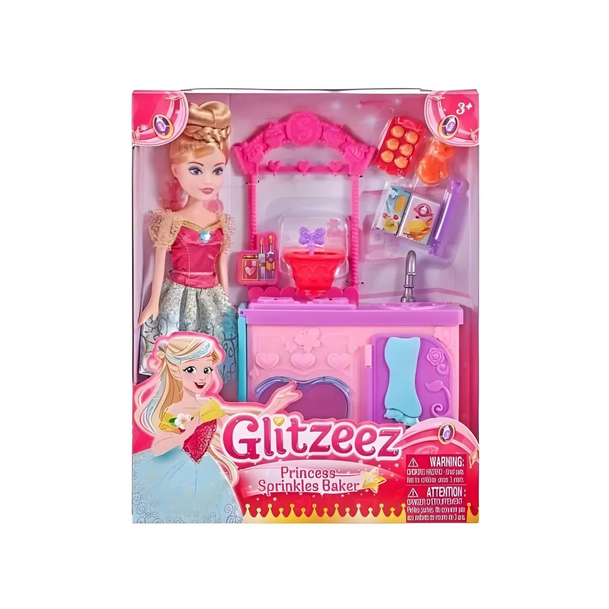 Glitzeez Baking Set With Fashion Doll