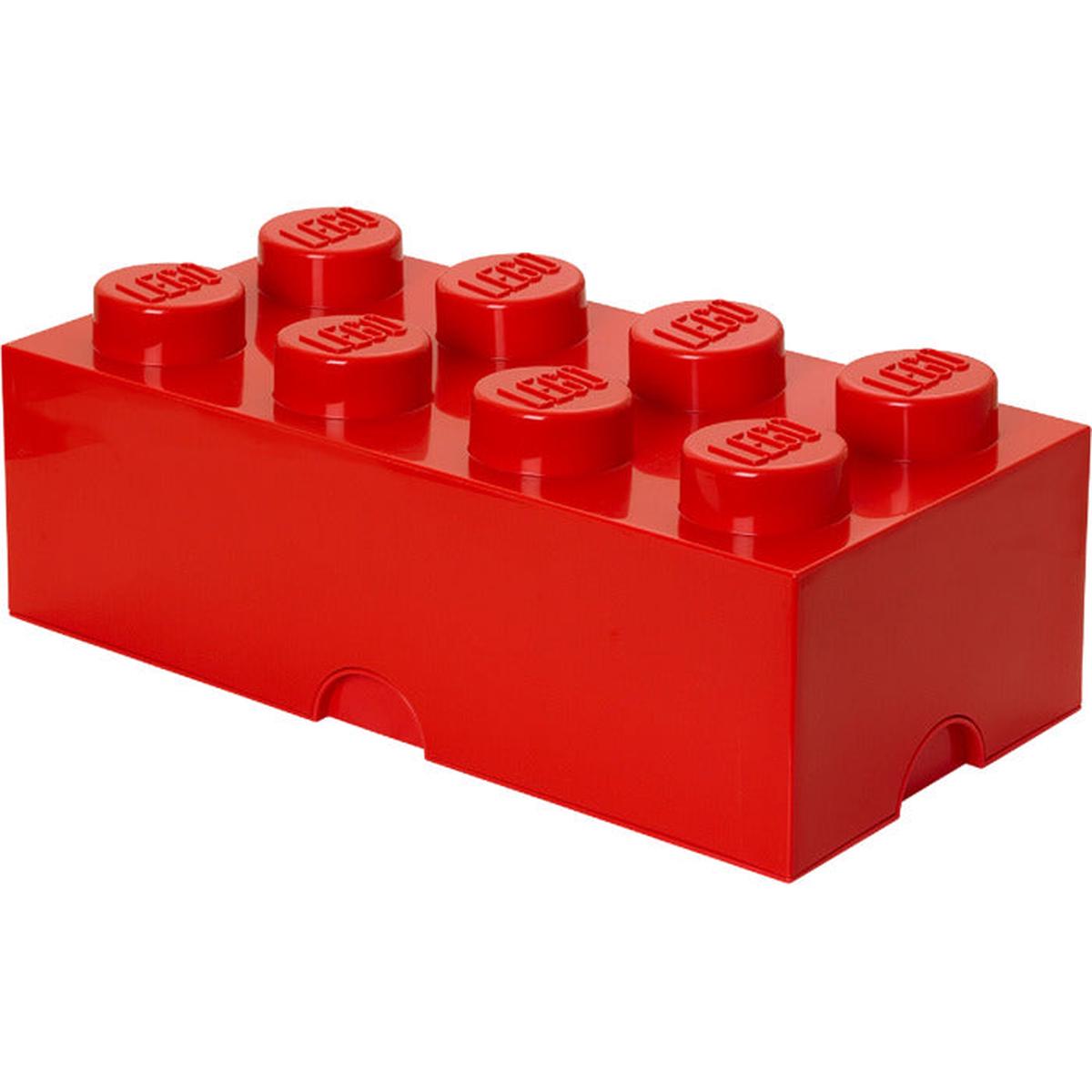 LEGO 8-stud Red Storage Brick