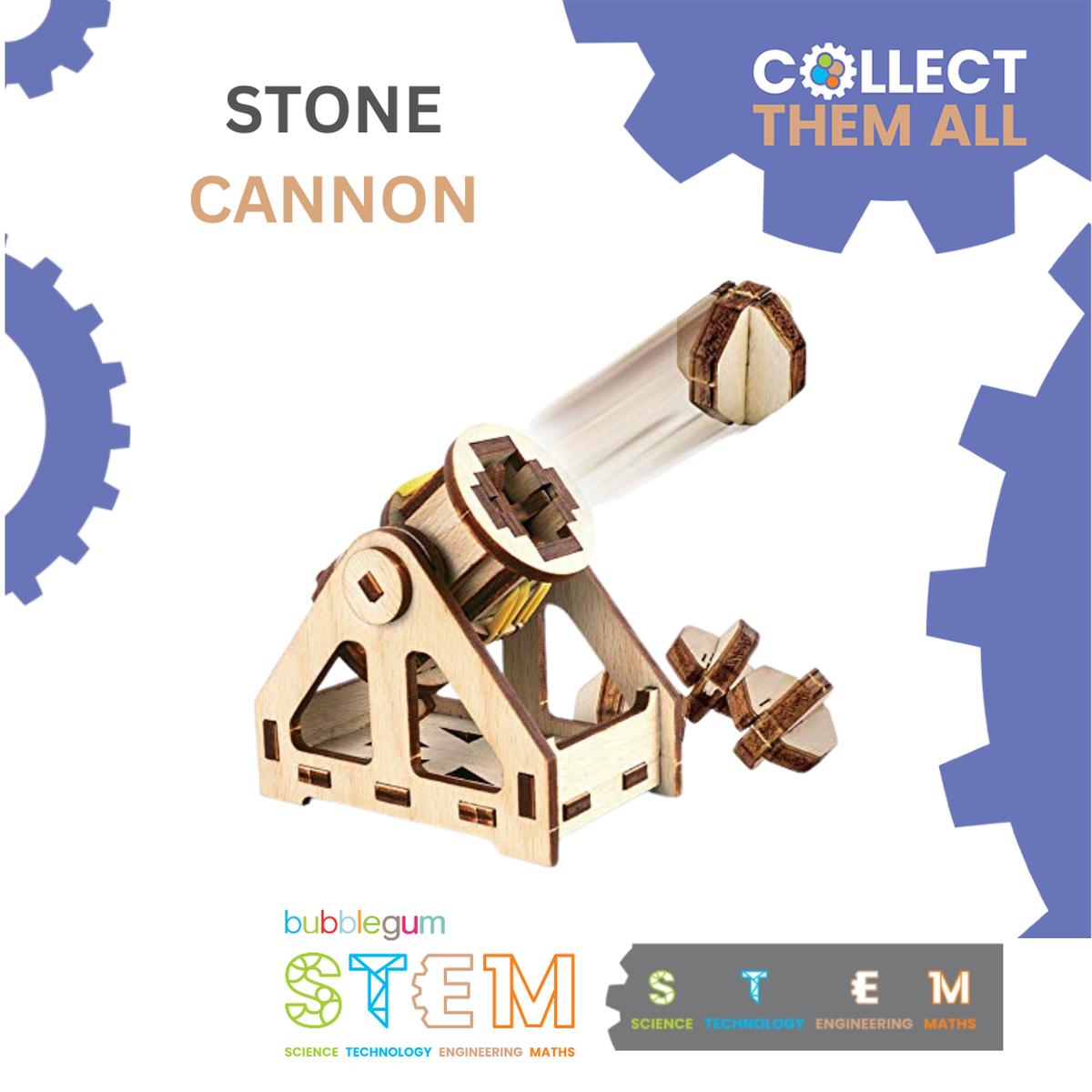 Bubblegum STEM Wooden Stone Canon