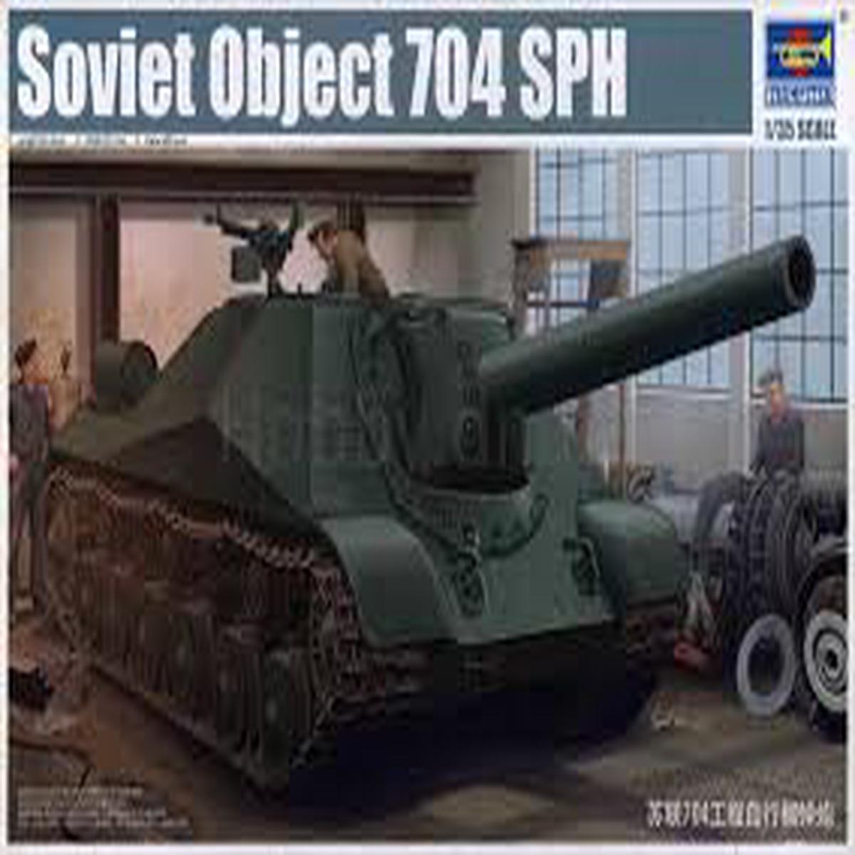 Trumpeter 135 Soviet object 704SPH