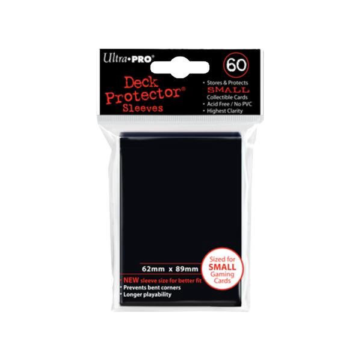 Ultra Pro 8211 Mini Deck Protector 60 Count Black