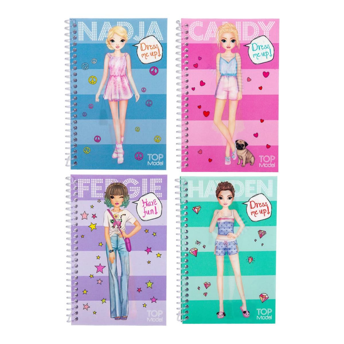 Top Model Sticker And Colouring Book
