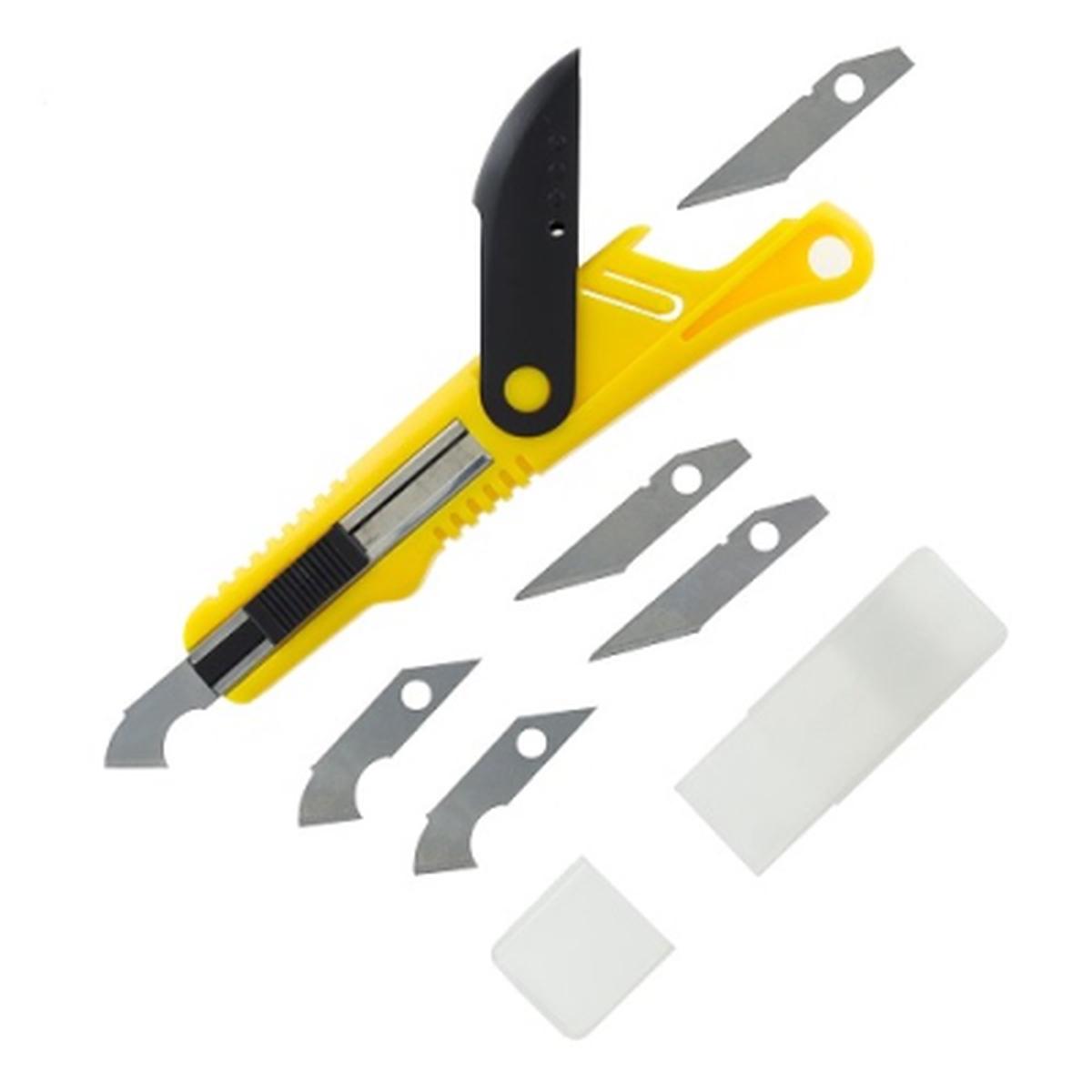 Modelcraft Plastic Cutter Scriber Tool 5 Spare Blades