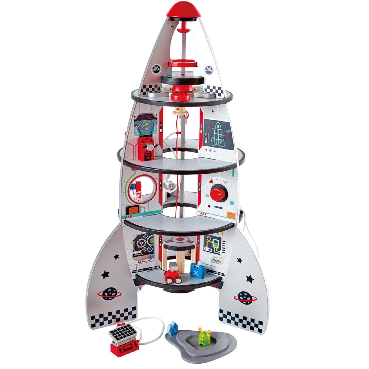 Four Stage Spaceship and Rocket