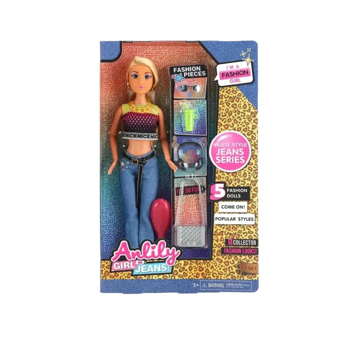 Doll With Earphones Comb Handbag