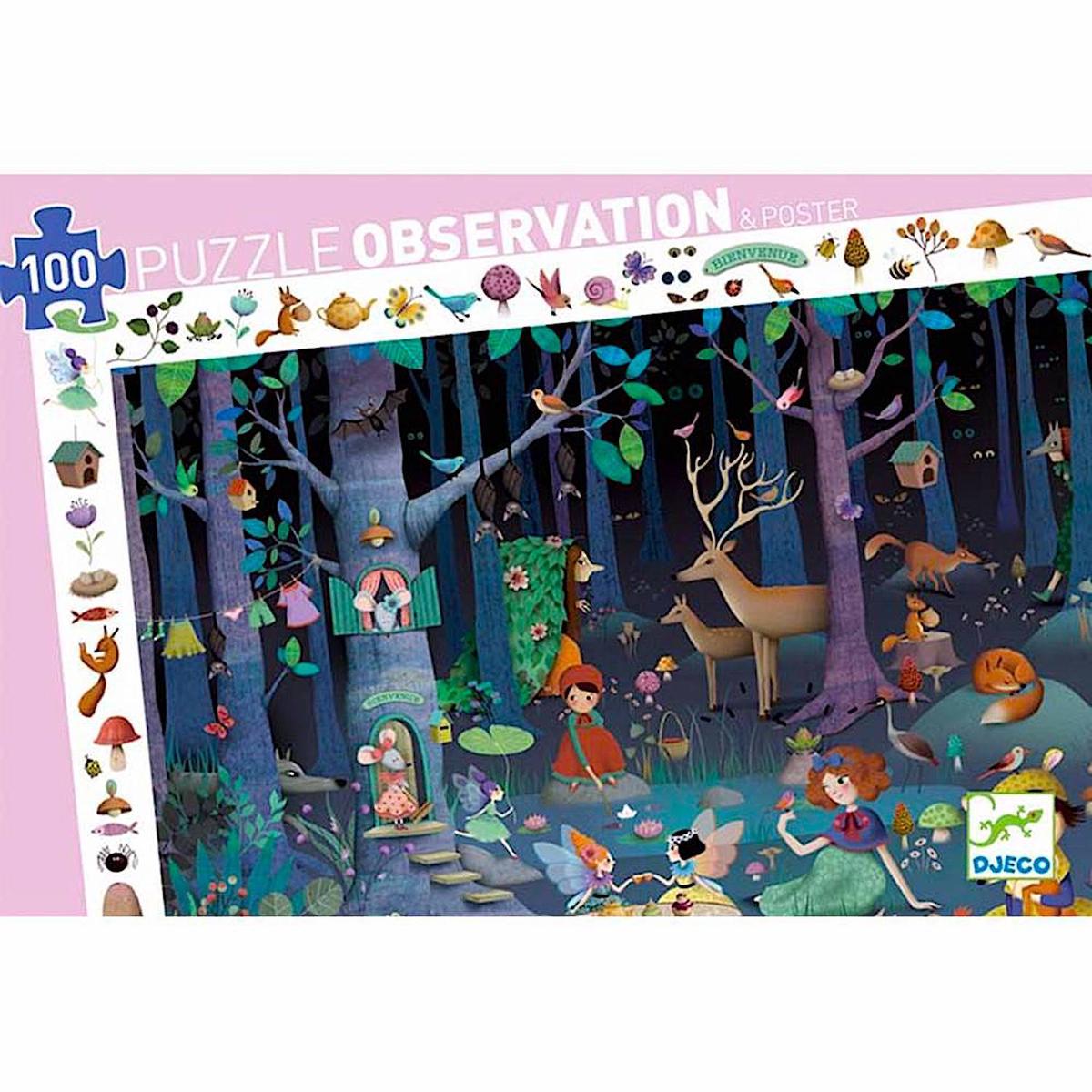 Enchanted Forest Observation Puzzle – 100pcs