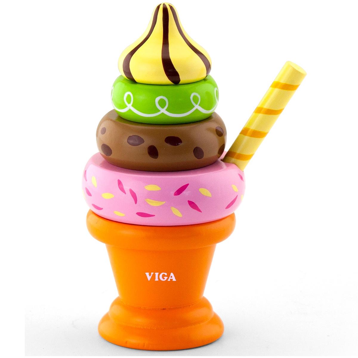 Stacking Ice Cream Sundae – Orange