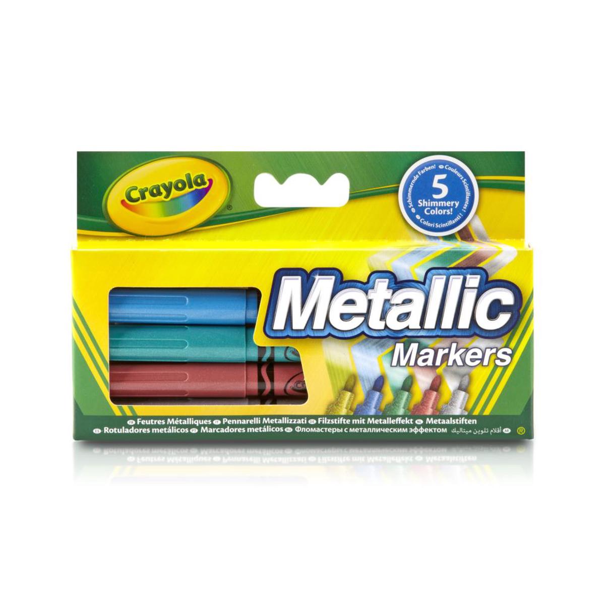 CRAYOLA Metallic Markers 5