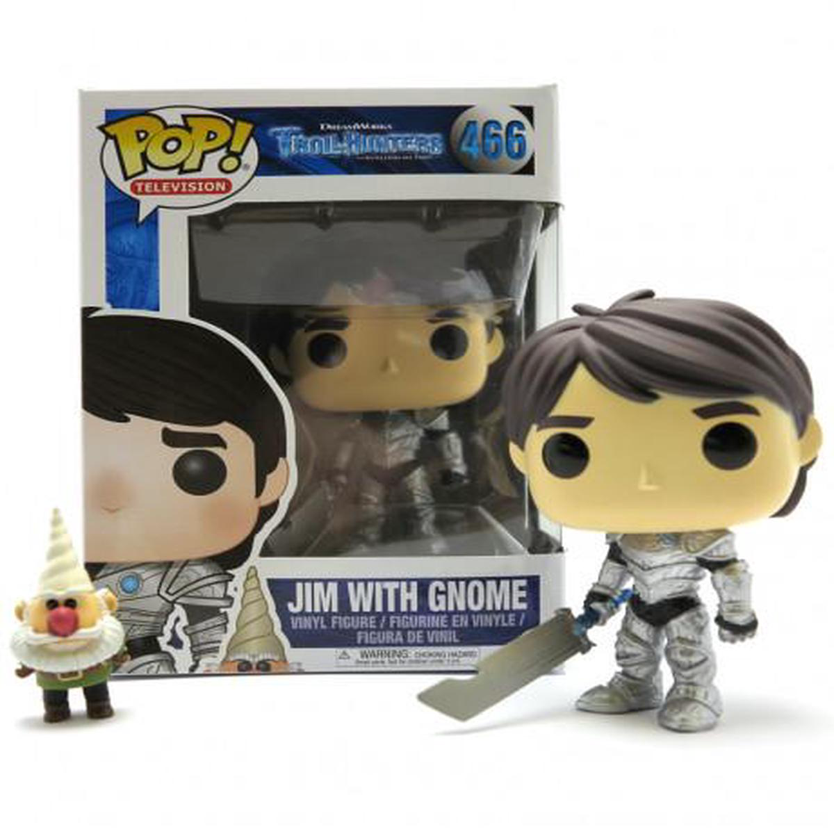 Funko Pop Trollhunters Jim with Gnome 466