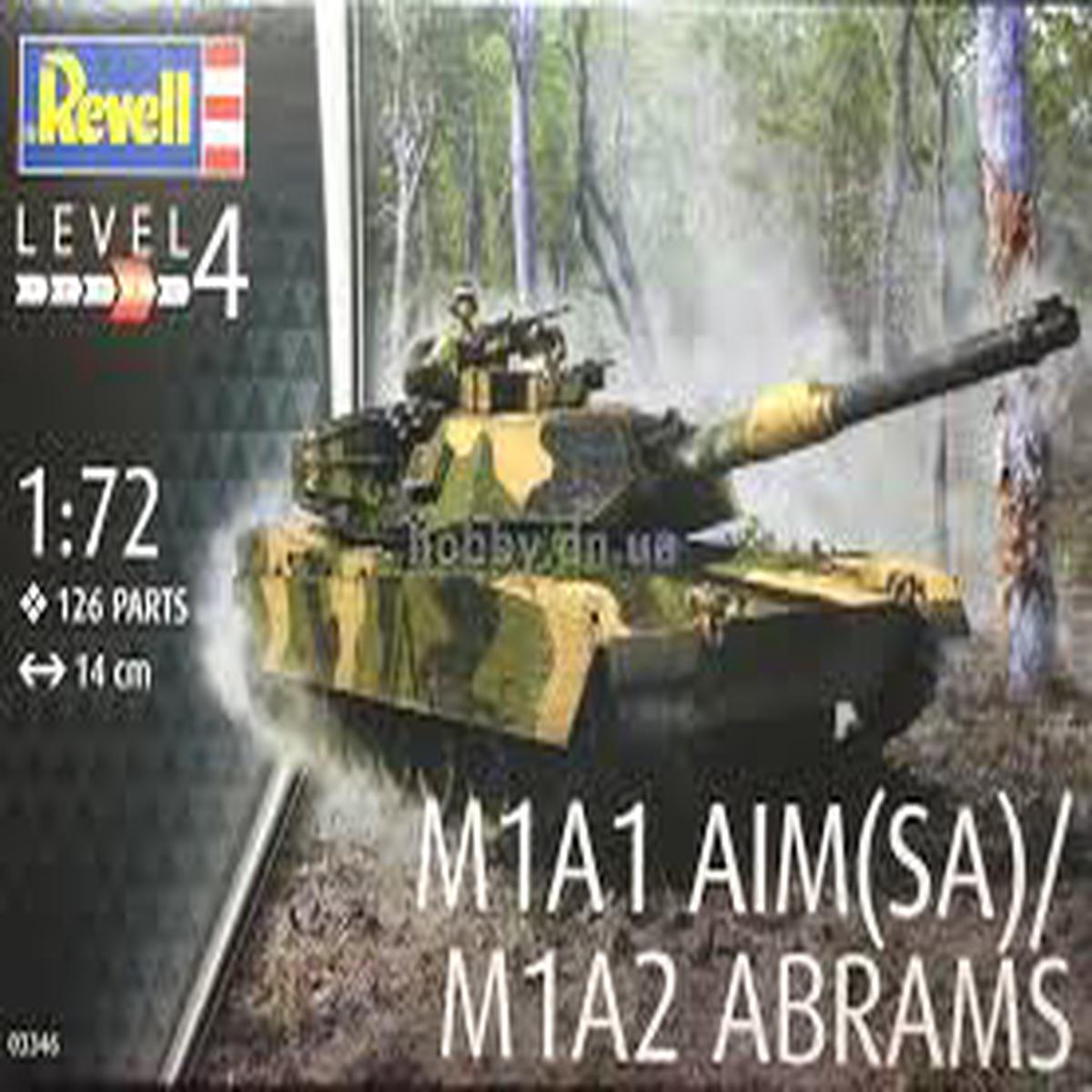 Revell 172 M1A1 Aim (SA)M1A2 Abrams