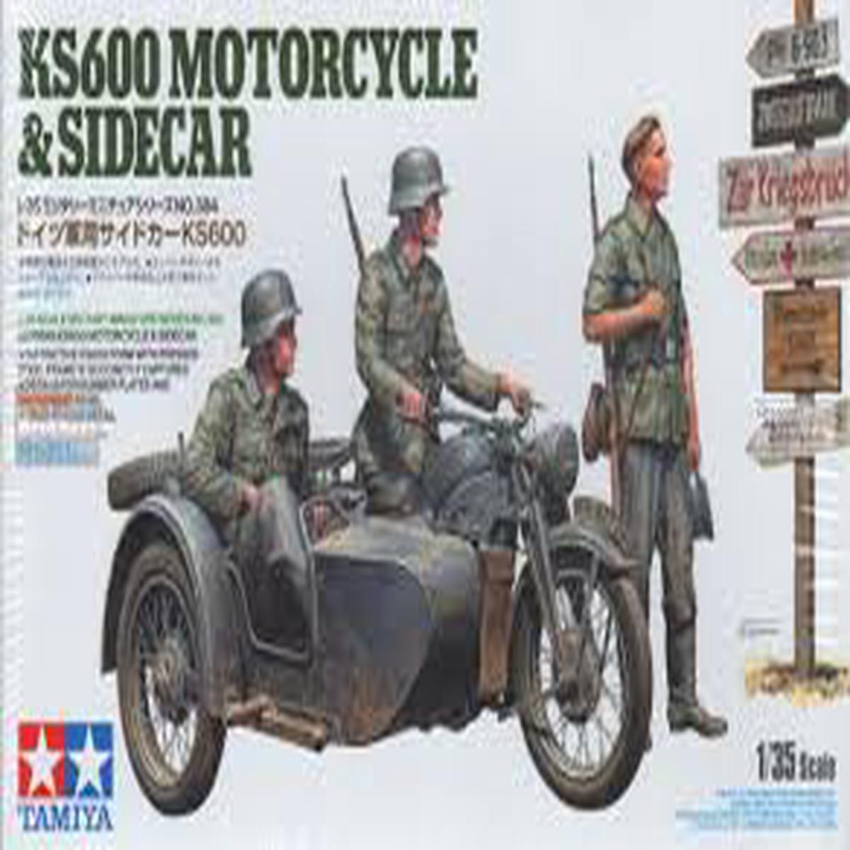 Tamiya -135 KS600 Motorcycle Sidecar