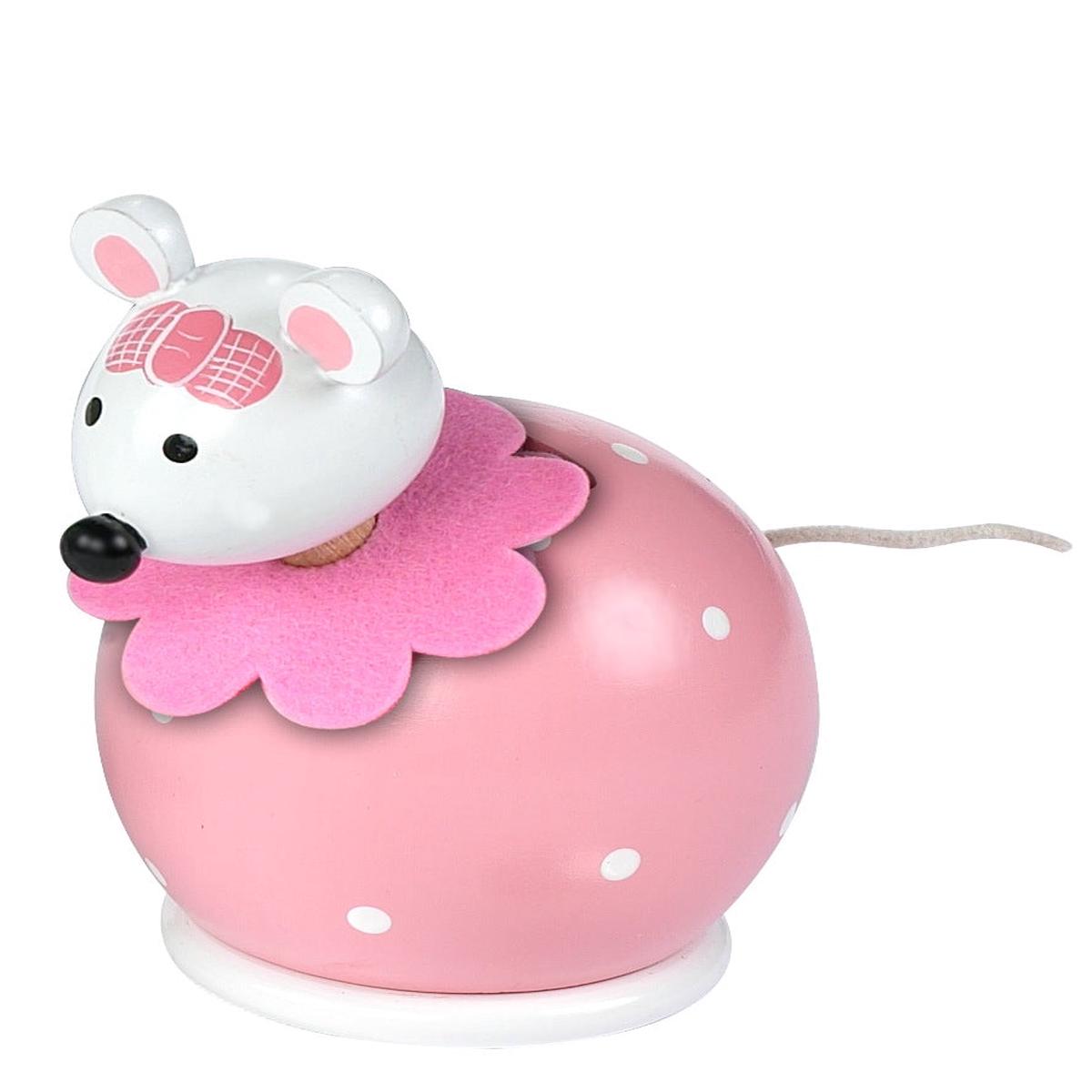 Mouse Wooden Money Box