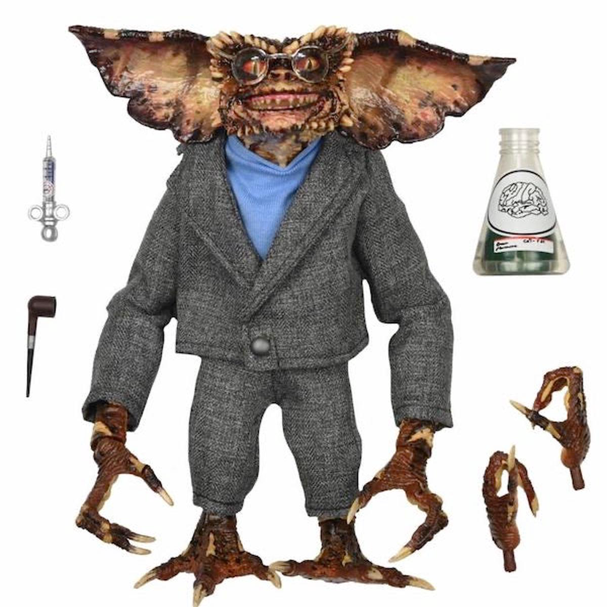 NECA 78221 Scale Ultimate Action Figure Gremlins 2 The Bad Batch Brain