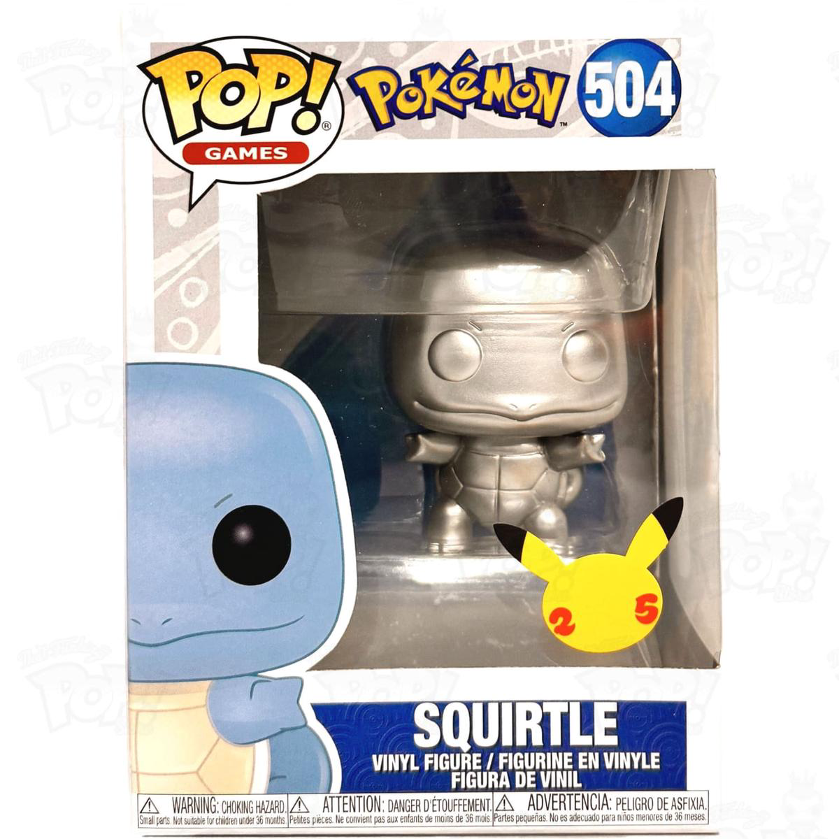 Pokemon Squirtle (504) Silver