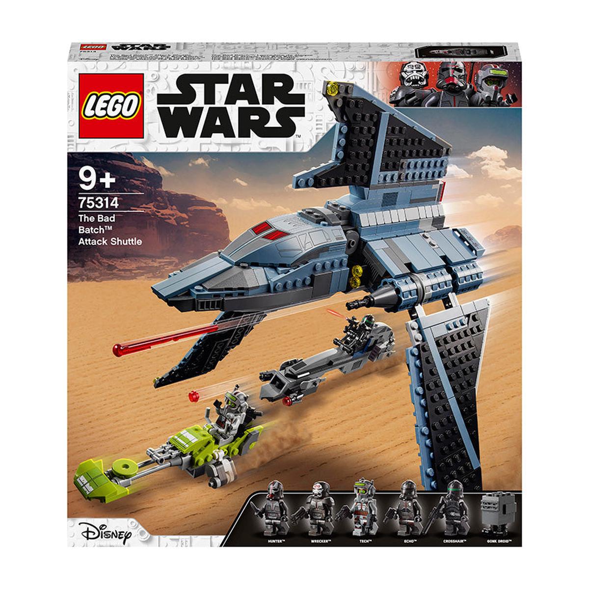 LEGO Star Wars The Bad Batch Attack Shuttle Building Kit 75314