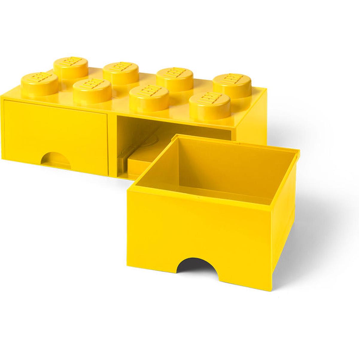 LEGO 8-stud Yellow Storage Brick Drawer