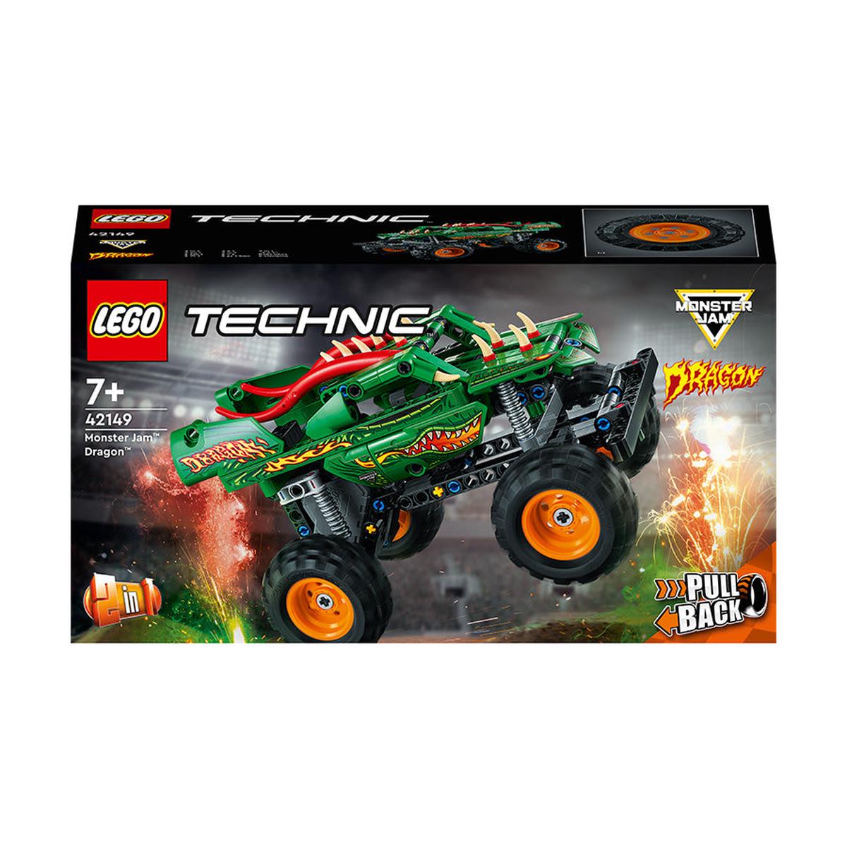 LEGO Technic Monster Jam Dragon Building Toy Set 42149